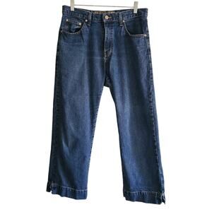 EDWIN JEANS Wide Leg‎ Crop 100% Cotton Jeans ED-866 5415 Women’s 30*